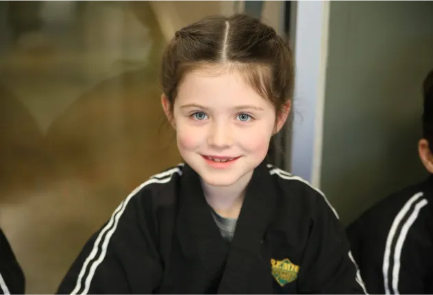 little-champions martial arts student
